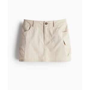 DIVIDED by H&M Twill Cargo Mini Skirt Y2K - Sized 4 - PRELOVED
